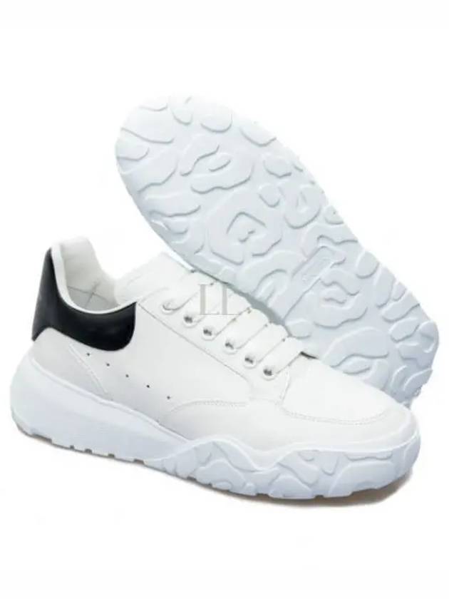 Court Trainer Low Sneakers White Black - ALEXANDER MCQUEEN - BALAAN 2