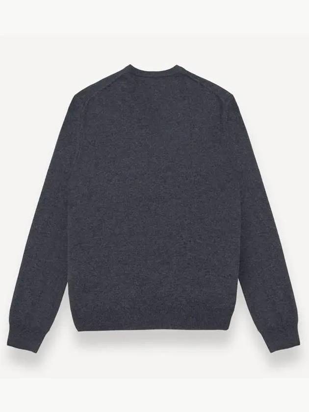 Le Logo Patch Cashmere Blend Round Knit Dark Gray - COLMAR - BALAAN 2