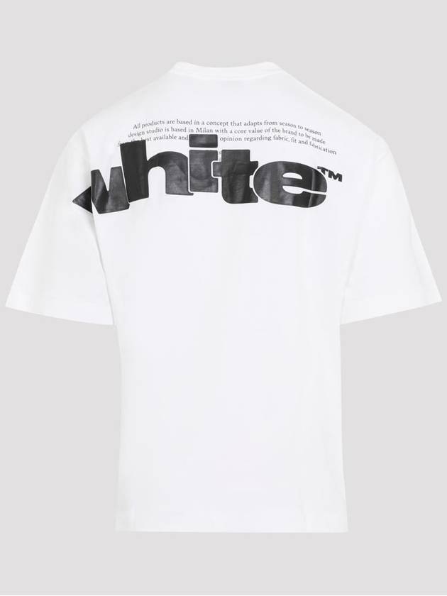 Shared Logo Short Sleeve T-Shirt White - OFF WHITE - BALAAN 3