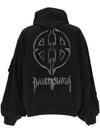 Back Logo Padded Bomber Jacket Black - BALENCIAGA - BALAAN 3