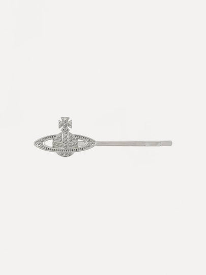 Vivienne Westwood Logo Hair Clip Women s Silver - VIVIENNE WESTWOOD - BALAAN 2