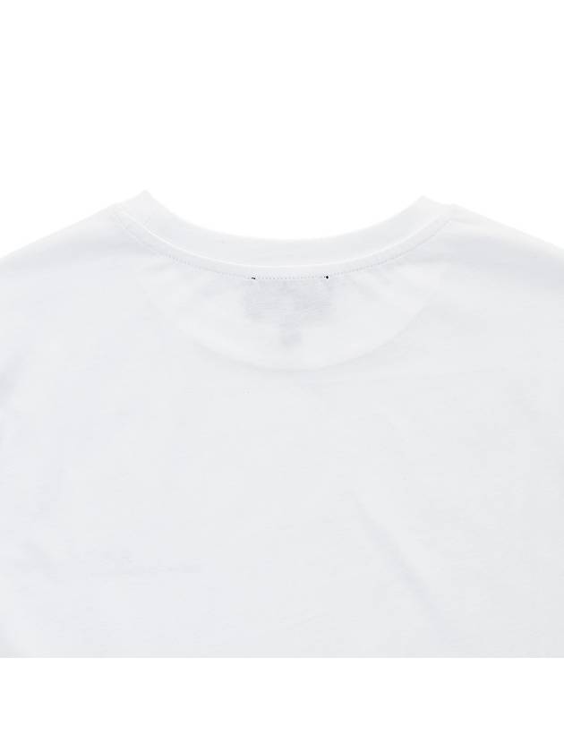 Men's Item Logo Cotton Short Sleeve T-Shirt White - A.P.C. - BALAAN 8