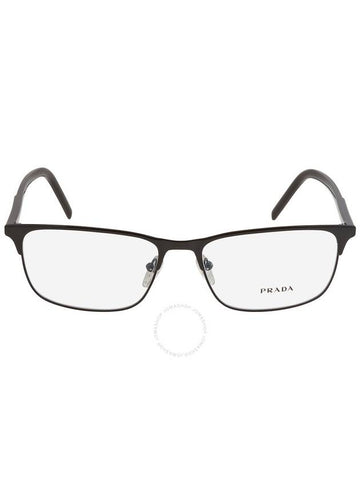 Prada Demo Square Men's Eyeglasses PR 66YV 1AB1O1 57 - PRADA - BALAAN 1