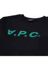 VPC Logo Crew Neck Sweatshirt Black - A.P.C. - BALAAN 5