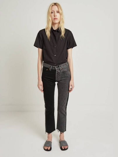 x Levi’s 501 two tone straight crop jean - VETEMENTS - BALAAN 2