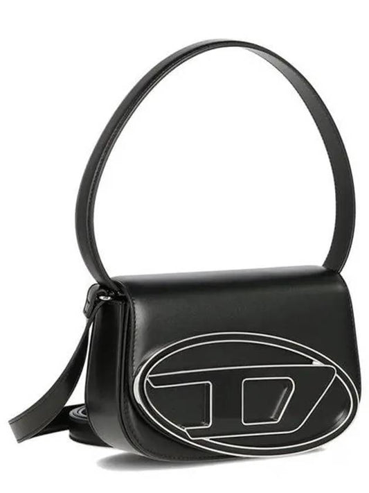 1DR Nappa Leather Shoulder Bag Black - DIESEL - BALAAN 2