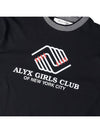 Girl Club Short Sleeve T-Shirt Black - 1017 ALYX 9SM - BALAAN 6