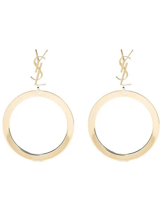 Cassandre Earrings Gold - SAINT LAURENT - BALAAN 2