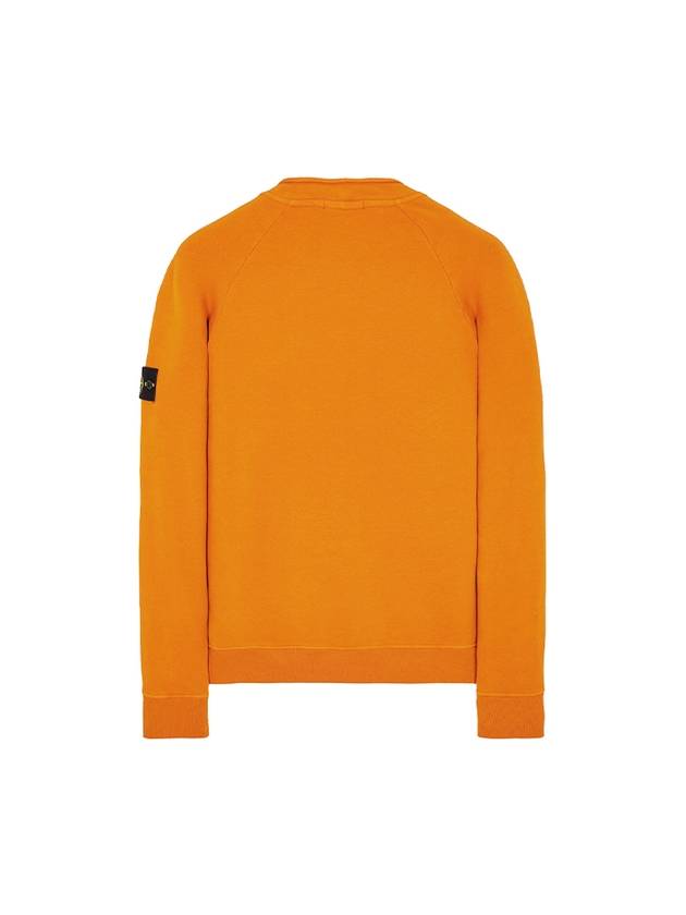 Stretch Cotton Fleece Mock Turtleneck Sweatshirt Rust - STONE ISLAND - BALAAN 3