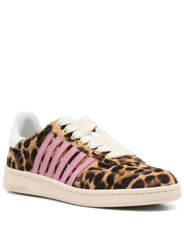 DSQUARED2 Leopard-Print Sneakers - DSQUARED2 - BALAAN 2