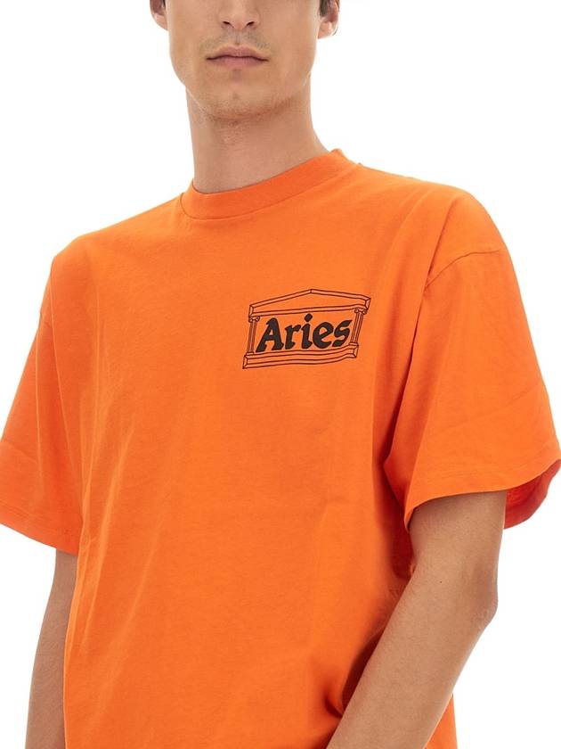 T-SHIRT WITH LOGO - ARIES - BALAAN 4