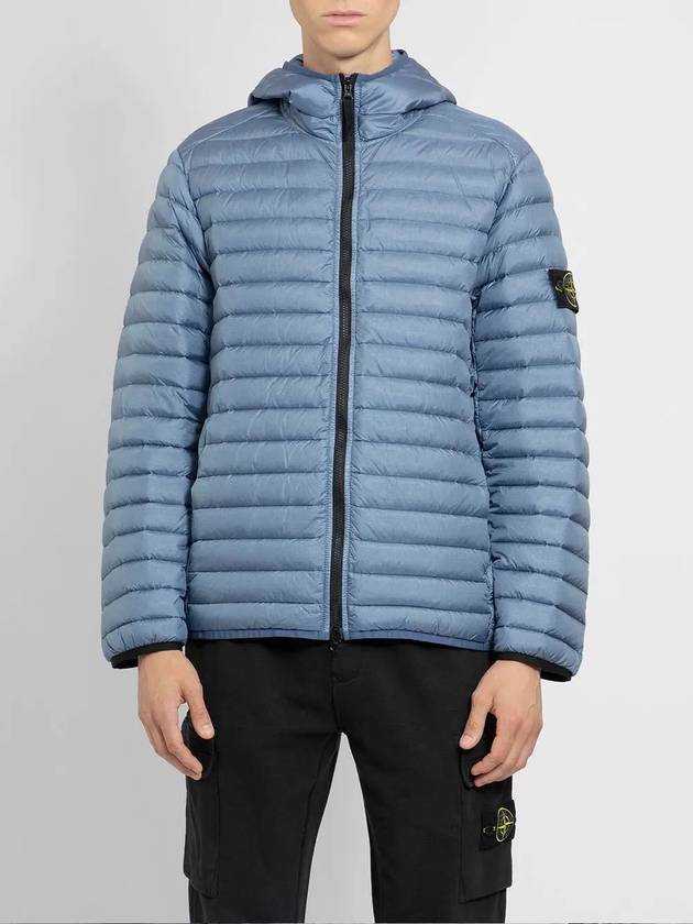 Loom Woven Chambers R-Nylon Down-TC Packable Jacket Light Blue - STONE ISLAND - BALAAN 4