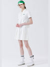 CRUISE PIQUE SKIRT WHITE - MONBIRDIE GOLF - BALAAN 1