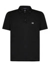 1020 Jersey Logo Polo Shirt Black - CP COMPANY - BALAAN 2