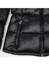 logo patch DOURO short down padded jacket black 1A00069 595ZZ 999 - MONCLER - BALAAN 5