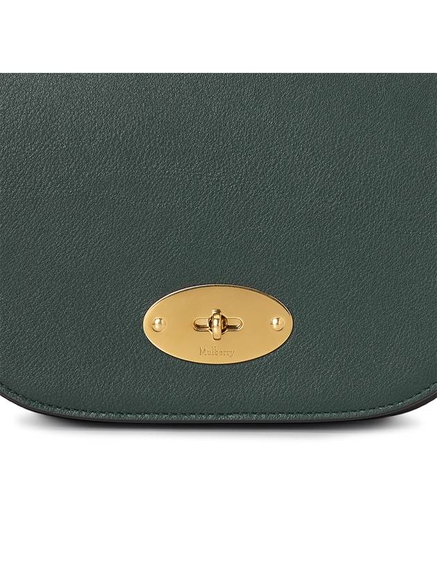 Small Darley Satchel Silky Calf Shoulder Bag Green - MULBERRY - BALAAN 9