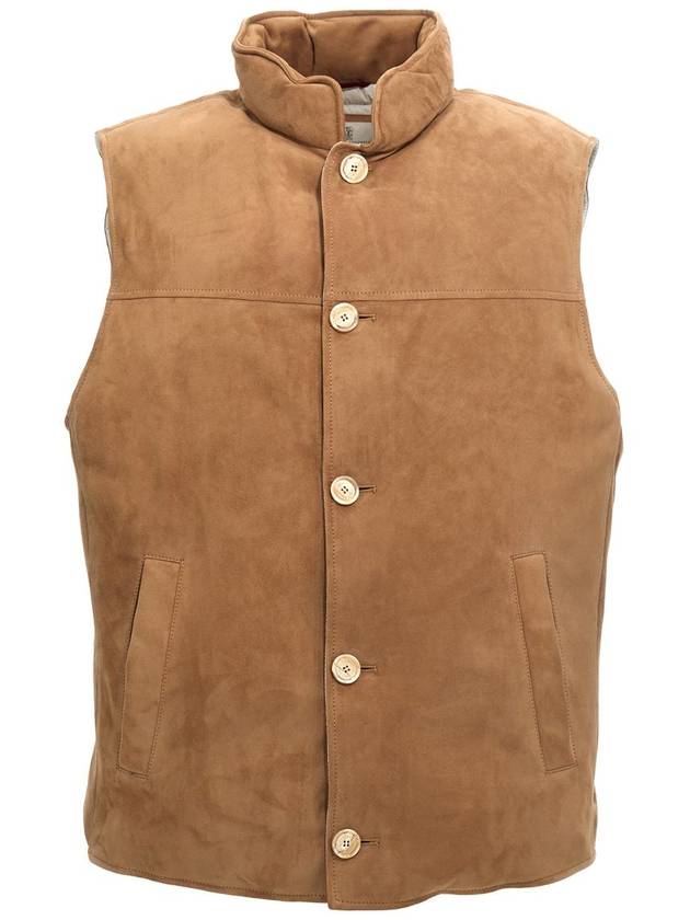 Brunello Cucinelli Suede Vest - BRUNELLO CUCINELLI - BALAAN 1