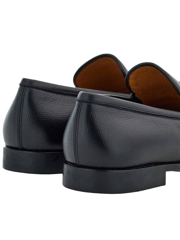 Men's Penny Calfskin Loafers Black - SALVATORE FERRAGAMO - BALAAN 4