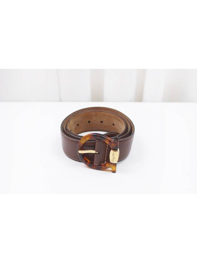 Ferragamo brown leather women s belt - SALVATORE FERRAGAMO - BALAAN 1