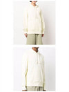 Studios Face Patch Logo Hooded Top Vanilla Yellow - ACNE STUDIOS - BALAAN.