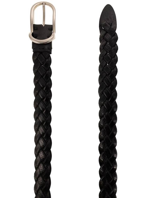 braided leather belt MAUZT333 - BRUNELLO CUCINELLI - BALAAN 3