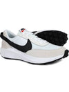 Waffle Debut Low Top Sneakers Summit White Black - NIKE - BALAAN 3