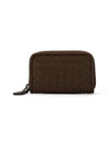 Intrecciato Zipper Coin Card Wallet Brown - BOTTEGA VENETA - BALAAN 5