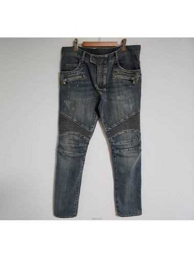 32 Biker Men Jeans T551B701 - BALMAIN - BALAAN 1