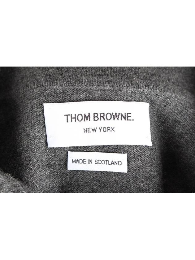 Diagonal armband cashmere collar knit 42 - THOM BROWNE - BALAAN 8