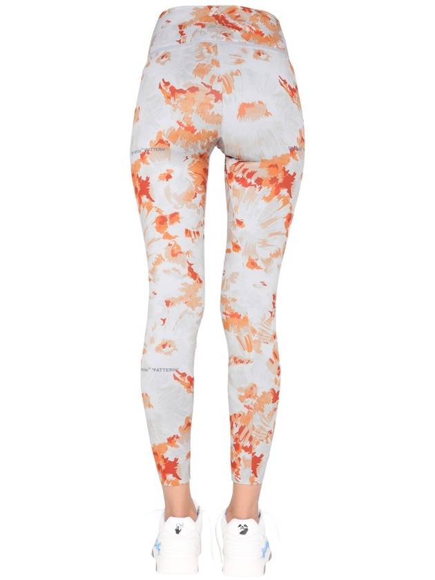 Offwhite floral leggings - OFF WHITE - BALAAN 5