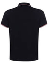 Three Stripes PK T Shirt Navy 8A703 00 84556 77X - MONCLER - BALAAN 3