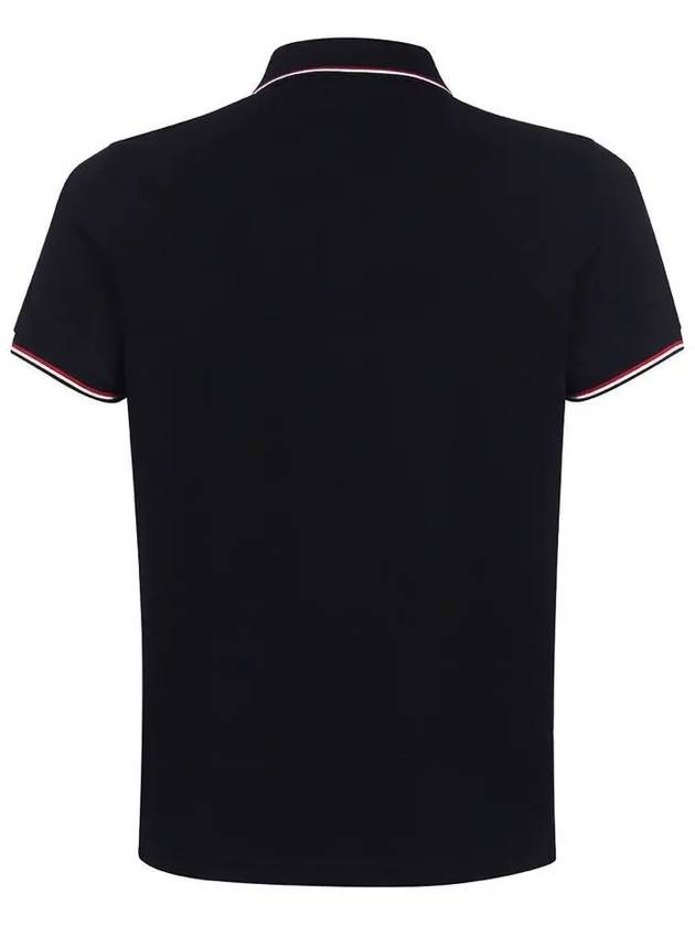 Three Stripes PK T Shirt Navy 8A703 00 84556 77X - MONCLER - BALAAN 3