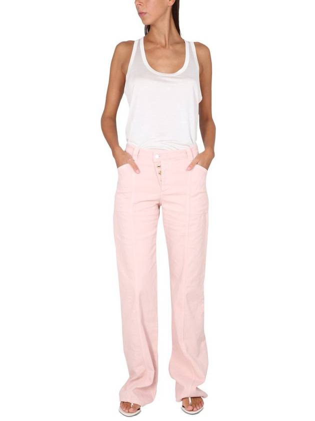 Denim Straight Pants PAD104 DEX160DP222 PINK - TOM FORD - BALAAN 3