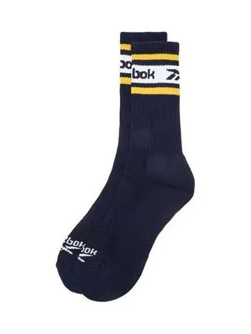 Color Logo Crew Socks Navy - REEBOK - BALAAN 1