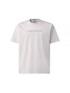 Mercerized Jersey Graphic Face Short Sleeve T-Shirt White - CP COMPANY - BALAAN 1