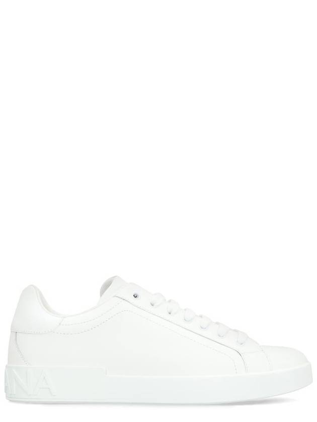 Portofino Calfskin Low Top Sneakers White - DOLCE&GABBANA - BALAAN 2