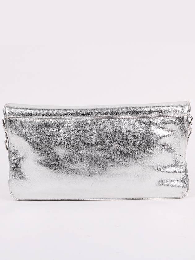 Amanda silver clutch and shoulder bag - TORY BURCH - BALAAN 4