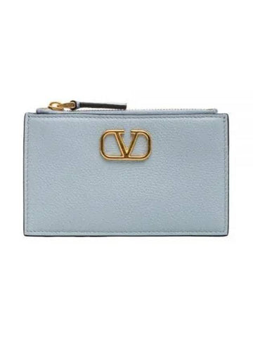 5W0P0W17 SNP ZJ4 5W2P0W17 V Logo Signature Card Case - VALENTINO - BALAAN 1