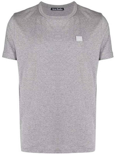 Face Patch Short Sleeve T-Shirt Grey - ACNE STUDIOS - BALAAN 2