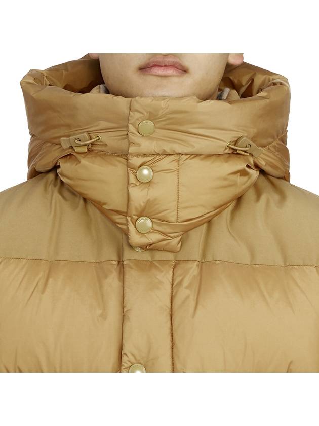 Detachable Sleeve Hooded Padding Beige - BURBERRY - BALAAN 10