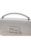 Baguette Phone Pouch Cross Bag White - FENDI - BALAAN 9