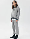 Unisex CHMXMTM Snowy Sweatshirt Mix Gray - CHANCE'S NOI - BALAAN 5