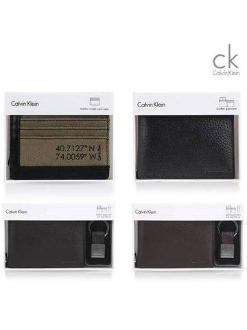 Choose 1 men’s leather wallet - CALVIN KLEIN - BALAAN 1