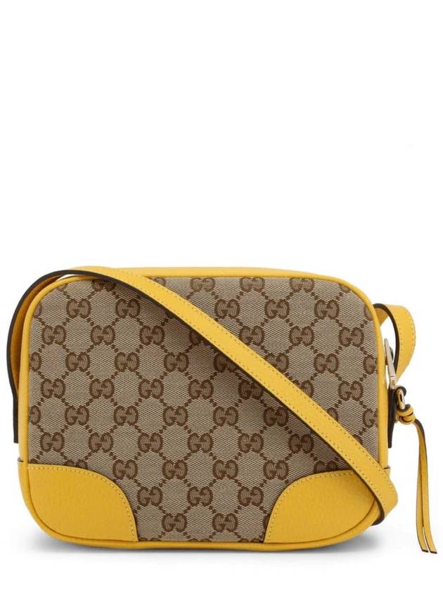 GG Signature Canvas Cross Bag Brown Yellow - GUCCI - BALAAN 4