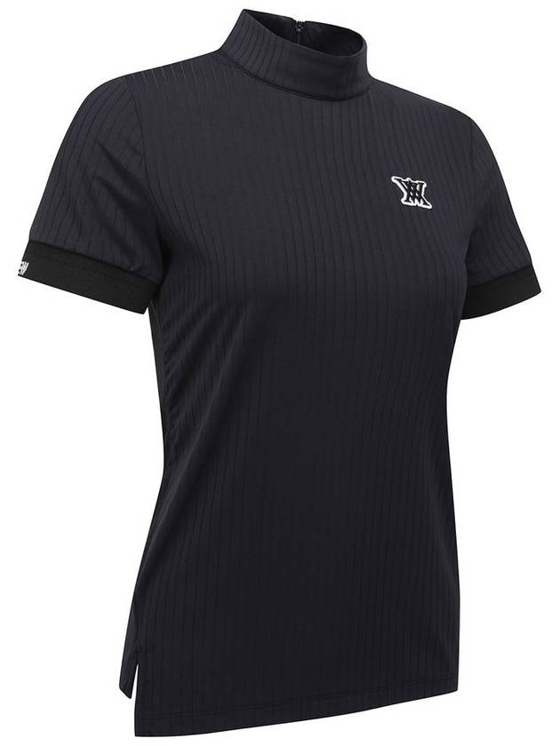 WOMEN HIGH NECK ZIPPER POINT SHOT T SHIRTBK - ANEWGOLF - BALAAN 4