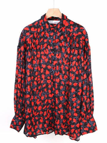 ATOM silk blend blouse red AJ371 - IRO - BALAAN 1