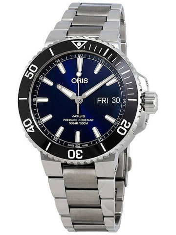 Oris Aquis Big Day Date Automatic Men's Blue Dial Watch 01 752 7733 4135-07 8 24 05PEB - ORIS - BALAAN 1