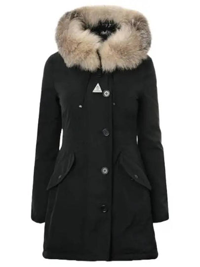 Women's Moncticole Goose Long Padded Parka Black - MONCLER - BALAAN 2