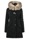 Women's Moncticole Goose Long Padded Parka Black - MONCLER - BALAAN 2