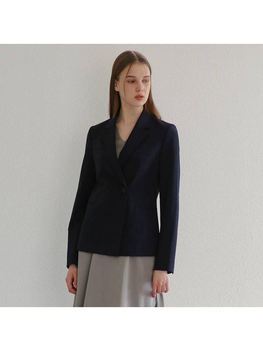 Side one button jacketNavy - SUBSET - BALAAN 1